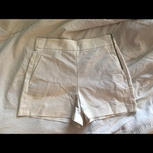Zara white shorts